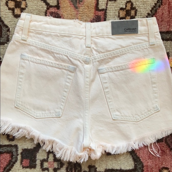 CARMAR Bianca high-rise denim shorts 🍑 — size 25 - Picture 2 of 3